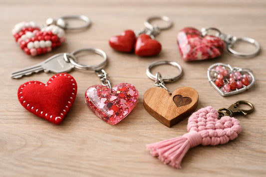 12 Handmade Keychain Ideas With Heart